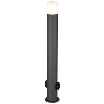 Trio 424067142 vonkajšie stĺpikové svietidlo s 2 zásuvkami Hoosic 1x28W E27 - typ schuko Trio 424067142 vonkajšie stĺpikové svietidlo s 2 zásuvkami Hoosic 1x28W E27 - typ schuko