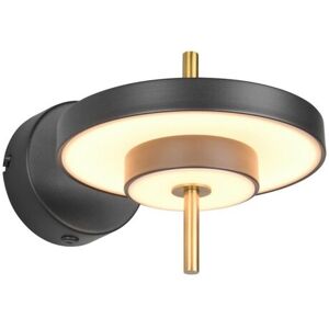 Trio T240270180 LED nástenné svietidlo KEATON 10W integrovaný LED zdroj 1x1200lm 2300+3000+4000K Trio - SwitchDimmer čierna zlatá Trio T240270180 LED nástenné svietidlo KEATON 10W integrovaný LED zdroj 1x1200lm 2300+3000+4000K Trio - SwitchDimmer čierna zlatá