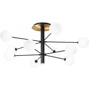 Ideal Lux 273693 prisadené stropné svietidlo Cosmopolitan pl10 10x15W G9 - mosadz, biela, čierna Ideal Lux 273693 prisadené stropné svietidlo Cosmopolitan pl10 10x15W G9 - mosadz, biela, čierna