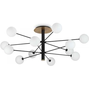 Ideal Lux 273709 prisadené stropné svietidlo Cosmopolitan pl12 12x15W G9 - mosadz, biela, čierna Ideal Lux 273709 prisadené stropné svietidlo Cosmopolitan pl12 12x15W G9 - mosadz, biela, čierna