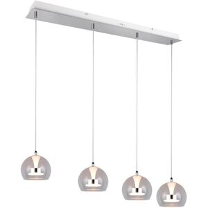 Trio T331610406 LED závesné stropné svietidlo FLYNT 8W integrovaný LED zdroj 4x880lm 2300+3000+4000K na lanku Trio - SwitchDimmer chróm číra Trio T331610406 LED závesné stropné svietidlo FLYNT 8W integrovaný LED zdroj 4x880lm 2300+3000+4000K na lanku Trio - SwitchDimmer chróm číra