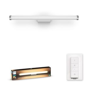 Philips Hue 8719514340930 LED kúpeľňové nástenné svietidlo nad zrkadlo Adore 1x20W   1620lm   2200-6500K   IP44 - stmievateľné, Bluetooth, diaľkové ovládanie, White Ambiance, biela