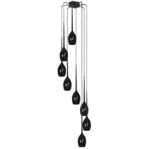 Azzardo AZ0159 závesné stropné svietidlo Izza 8 8x50W E14 IP20 - čierna Azzardo AZ0159 závesné stropné svietidlo Izza 8 8x50W E14 IP20 - čierna