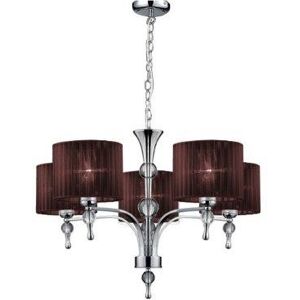 Azzardo AZ2901 závesné stropné svietidlo Impress 5 5x60W E27 IP20 - hnedá Azzardo AZ2901 závesné stropné svietidlo Impress 5 5x60W E27 IP20 - hnedá