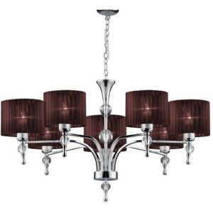 Azzardo AZ2902 závesné stropné svietidlo Impress 7 7x60W E27 IP20 - hnedá Azzardo AZ2902 závesné stropné svietidlo Impress 7 7x60W E27 IP20 - hnedá