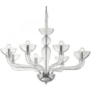 závesné svietidlo - luster Ideal lux CASANOVA 044255 - transparentný závesné svietidlo - luster Ideal lux CASANOVA 044255 - transparentný