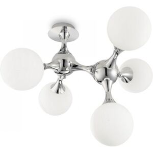 nástenné svietidlo Ideal lux Nodi 073712 - biela / chróm nástenné svietidlo Ideal lux Nodi 073712 - biela / chróm