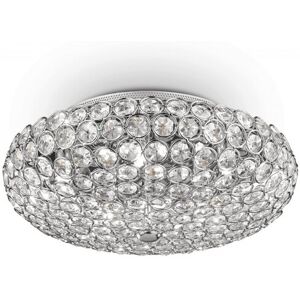 prisadené nástenné a stropné svietidlo Ideal lux KING 075419 - chróm prisadené nástenné a stropné svietidlo Ideal lux KING 075419 - chróm