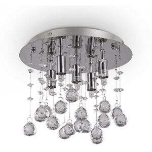prisadené stropné svietidlo Ideal lux MOONLIGHT 094649 - chróm prisadené stropné svietidlo Ideal lux MOONLIGHT 094649 - chróm