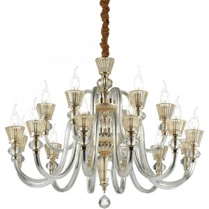 Ideal Lux 140629 závesné stropné svietidlo Strauss 10x40W E14 - zlatá Ideal Lux 140629 závesné stropné svietidlo Strauss 10x40W E14 - zlatá