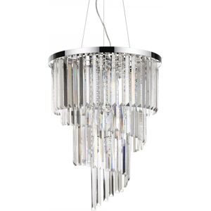 Ideal Lux 166247 závesné stropné svietidlo Carlton 12x40W E14 - chróm Ideal Lux 166247 závesné stropné svietidlo Carlton 12x40W E14 - chróm