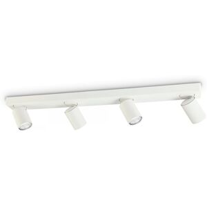 Ideal Lux 229089 stropná a nástenná bodová lampa Rudy 4x35 W GU10 - biela Ideal Lux 229089 stropná a nástenná bodová lampa Rudy 4x35 W GU10 - biela