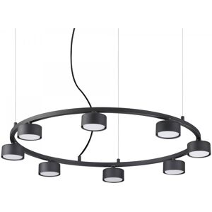 Ideal Lux 235547 závesný stropný luster Minor 8x15W GX53 - čierny Ideal Lux 235547 závesný stropný luster Minor 8x15W GX53 - čierny