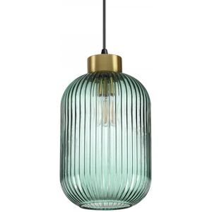 Ideal Lux 237497 zavesený stropný luster Mint 1x60W E27 - s dymovo zeleným sklom Ideal Lux 237497 zavesený stropný luster Mint 1x60W E27 - s dymovo zeleným sklom