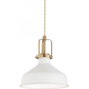 Ideal Lux 238104 závesný stropný luster Eris 1x60W E27 - biely so zlatými doplnkami Ideal Lux 238104 závesný stropný luster Eris 1x60W E27 - biely so zlatými doplnkami