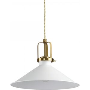 Ideal Lux 238173 závesný stropný luster Eris 1x60W E27 - biely so zlatými doplnkami Ideal Lux 238173 závesný stropný luster Eris 1x60W E27 - biely so zlatými doplnkami