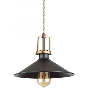 Ideal Lux 249070 závesný stropný luster Eris 1x60W E27 - čierny a zlaté doplnky Ideal Lux 249070 závesný stropný luster Eris 1x60W E27 - čierny a zlaté doplnky