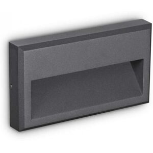 Ideal Lux 250854 LED nástenné orientačné svietidlo Febe 1x6W 490lm 3000K IP65 - antracit Ideal Lux 250854 LED nástenné orientačné svietidlo Febe 1x6W 490lm 3000K IP65 - antracit