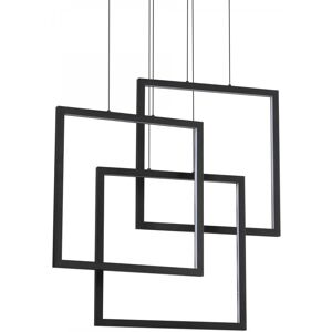 Ideal Lux 269375 LED závesné stropné svietidlo Frame 1x80W 8600lm 3000K - čierna Ideal Lux 269375 LED závesné stropné svietidlo Frame 1x80W 8600lm 3000K - čierna