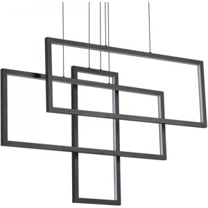 Ideal Lux 269382 LED závesné stropné svietidlo Frame 1x93W 9600lm 3000K - čierna Ideal Lux 269382 LED závesné stropné svietidlo Frame 1x93W 9600lm 3000K - čierna