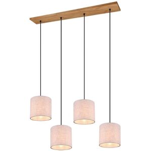 Trio 302100430 závesné stropné svietidlo Elmau 4x60W E27 IP20 - antický nikel s bielou Trio 302100430 závesné stropné svietidlo Elmau 4x60W E27 IP20 - antický nikel s bielou