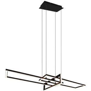 Trio 320310332 LED závesné stropné svietidlo Salinas 1x34W SMD 4200L 3000K - 3 fázové stmievanie, matná čierna Trio 320310332 LED závesné stropné svietidlo Salinas 1x34W SMD 4200L 3000K - 3 fázové stmievanie, matná čierna