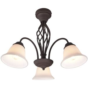 Trio 601000324 závesné stropné svietidlo Rustica 3x40W E14 - hrdza, biela Trio 601000324 závesné stropné svietidlo Rustica 3x40W E14 - hrdza, biela