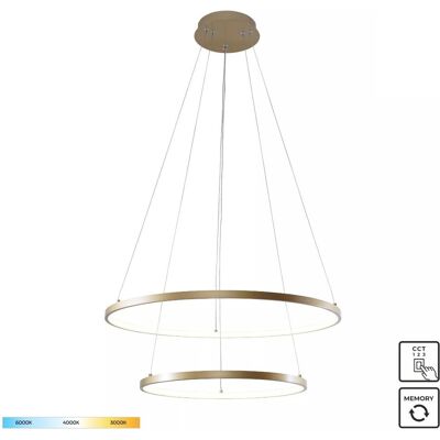 Zuma Line 18140GD-2 LED závesné stropné svietidlo BRENO 50W integrovaný LED zdroj 3000/4000/6000K Zuma Line 18140GD-2 LED závesné stropné svietidlo BRENO 50W integrovaný LED zdroj 3000/4000/6000K