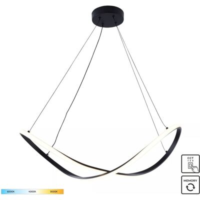 Zuma Line 19600P-BK LED závesné stropné svietidlo ERDA 45W integrovaný LED zdroj 3000/4000/6000K Zuma Line 19600P-BK LED závesné stropné svietidlo ERDA 45W integrovaný LED zdroj 3000/4000/6000K