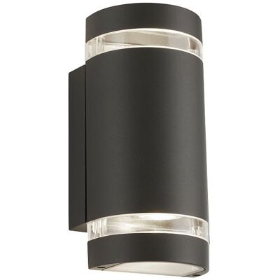 Searchlight 2002-2GY-LED exteriérové nástenné svietidlo GU10 2 x 3W 3000K IP44 Searchlight 2002-2GY-LED exteriérové nástenné svietidlo GU10 2 x 3W 3000K IP44