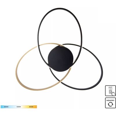 Zuma Line 20169-GD LED prisadené stropné svietidlo BOLD 60W integrovaný LED zdroj 3000/4000/6000K Zuma Line 20169-GD LED prisadené stropné svietidlo BOLD 60W integrovaný LED zdroj 3000/4000/6000K