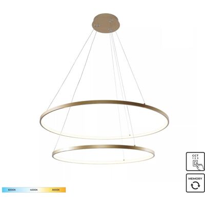 Zuma Line 2023200-GD LED závesné stropné svietidlo BRENO 60W integrovaný LED zdroj 3000/4000/6000K Zuma Line 2023200-GD LED závesné stropné svietidlo BRENO 60W integrovaný LED zdroj 3000/4000/6000K