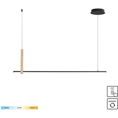 Zuma Line 22806M-WOOD LED závesné stropné svietidlo WOOD CLAUD 20W integrovaný LED zdroj 3000/4000/6000K Zuma Line 22806M-WOOD LED závesné stropné svietidlo WOOD CLAUD 20W integrovaný LED zdroj 3000/4000/6000K