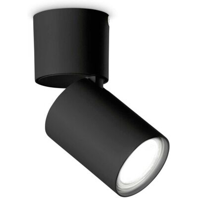 Ideal Lux 271545 prisadené stropné svietidlo Toby Pl1 1x35W GU10 - čierna Ideal Lux 271545 prisadené stropné svietidlo Toby Pl1 1x35W GU10 - čierna