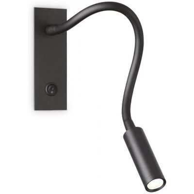 Ideal Lux 272030 LED zápustné nástenné svietidlo Io Ap 1x3W 300lm 3000K - čierna Ideal Lux 272030 LED zápustné nástenné svietidlo Io Ap 1x3W 300lm 3000K - čierna