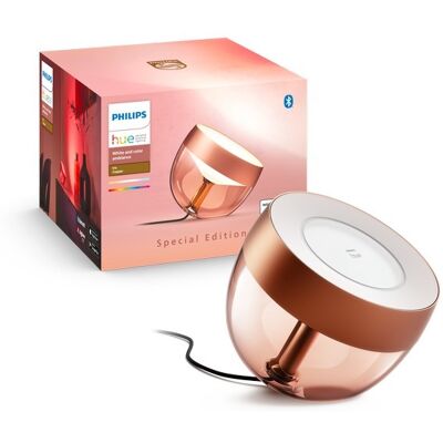 Philips Hue 8719514411586 LED stolné svietidlo Iris (gen4) 1x8,2W 570lm 2000-6500K - stmievateľné, Bluetooth, White and color ambiance, medená Philips Hue 8719514411586 LED stolné svietidlo Iris (gen4) 1x8,2W 570lm 2000-6500K - stmievateľné, Bluetooth, White and color ambiance, medená