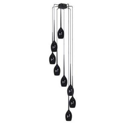 Azzardo AZ0159 závesné stropné svietidlo Izza 8 8x50W E14 IP20 - čierna Azzardo AZ0159 závesné stropné svietidlo Izza 8 8x50W E14 IP20 - čierna