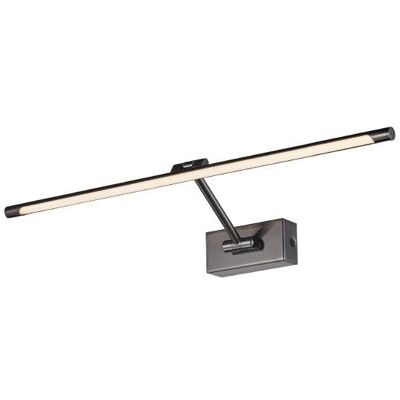 Azzardo AZ2659 LED nástenné svietidlo nad zrkadlo Davinci 70 1x12W 835lm 3000K IP20 - čierny chróm Azzardo AZ2659 LED nástenné svietidlo nad zrkadlo Davinci 70 1x12W 835lm 3000K IP20 - čierny chróm