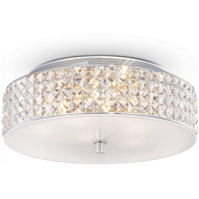 prisadené nástenné a stropné svietidlo Ideal lux ROMA 000657 - chróm prisadené nástenné a stropné svietidlo Ideal lux ROMA 000657 - chróm