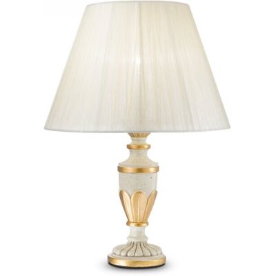stolná lampa Ideal lux FIRENZE 012889 - starožitná slonová kosť / zlatá stolná lampa Ideal lux FIRENZE 012889 - starožitná slonová kosť / zlatá