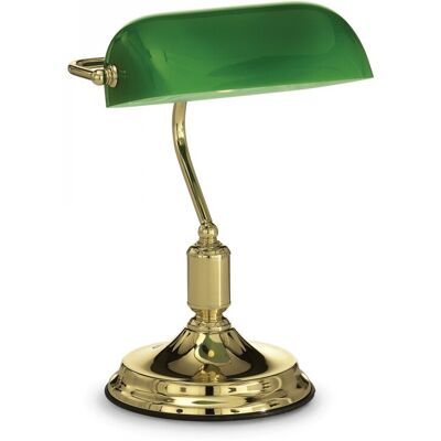 stolná lampa Ideal lux Lawyer 013657 - mosadz stolná lampa Ideal lux Lawyer 013657 - mosadz