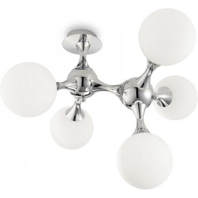 nástenné svietidlo Ideal lux Nodi 073712 - biela / chróm nástenné svietidlo Ideal lux Nodi 073712 - biela / chróm