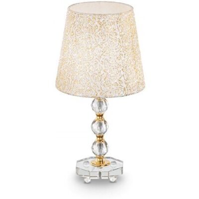 stolná lampa Ideal lux QUEEN 077741 - zlatá stolná lampa Ideal lux QUEEN 077741 - zlatá