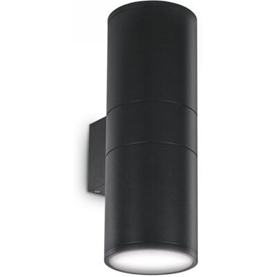 vonkajšie nástenné svietidlo Ideal lux GUN 092317 - čierna vonkajšie nástenné svietidlo Ideal lux GUN 092317 - čierna