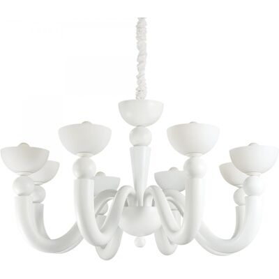 Ideal Lux 094007 závesné stropné svietidlo Bon Bon 8x40W E14 - biele Ideal Lux 094007 závesné stropné svietidlo Bon Bon 8x40W E14 - biele