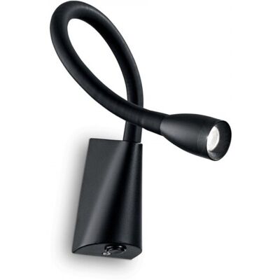 Ideal Lux 142692 LED nástenná lampa Goose 1x3W 200lm 3000K - čierna Ideal Lux 142692 LED nástenná lampa Goose 1x3W 200lm 3000K - čierna