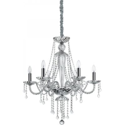 Ideal Lux 168753 závesné stropné svietidlo Amadeus 6x40W E14 - číra Ideal Lux 168753 závesné stropné svietidlo Amadeus 6x40W E14 - číra
