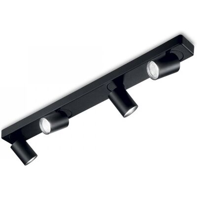 Ideal Lux 229072 stropná a nástenná bodová lampa Rudy 4x35 W GU10 - čierna Ideal Lux 229072 stropná a nástenná bodová lampa Rudy 4x35 W GU10 - čierna