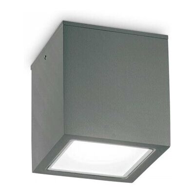 Ideal Lux 251554 prisadené stropné svietidlo Techo small 1x20W GU10 IP54 - antracit Ideal Lux 251554 prisadené stropné svietidlo Techo small 1x20W GU10 IP54 - antracit