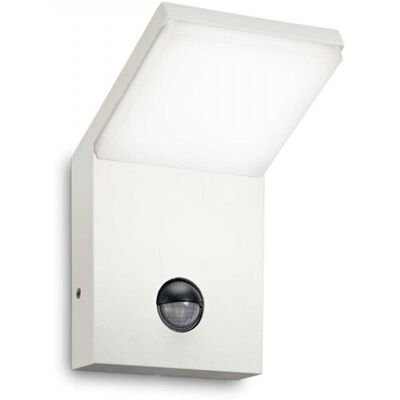 Ideal Lux 269146 LED vonkajšie nástenné svietidlo s pohybovým čidlom Style 1x9,5W 750l 3000K IP54 - biela Ideal Lux 269146 LED vonkajšie nástenné svietidlo s pohybovým čidlom Style 1x9,5W 750l 3000K IP54 - biela